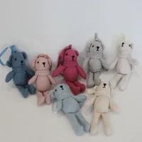 mini bear stuffed plush toys 174cm cute pink teddy bears pendant dolls gifts birthday wedding party decoration bear pendant