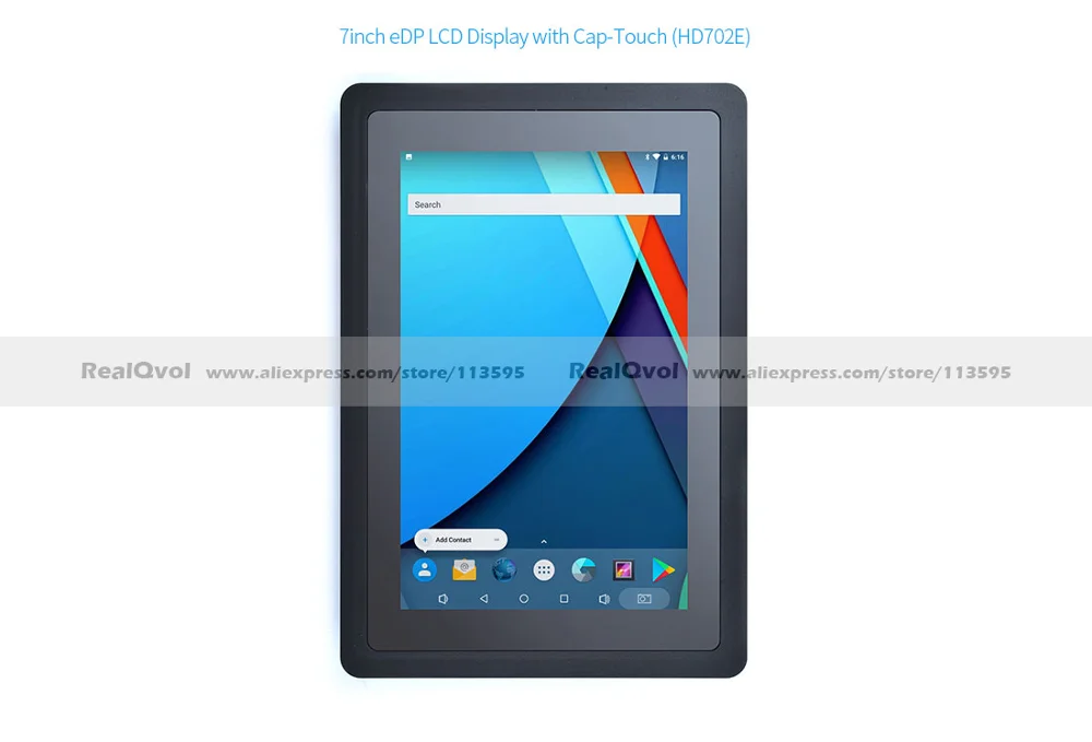 FriendlyARM 7 дюймов eDP ЖК-дисплей Дисплей с Кепки-Touch HD702E Разрешение 800x1280 Поддержка высокого разрешения Android lubuntu NanoPC-T4