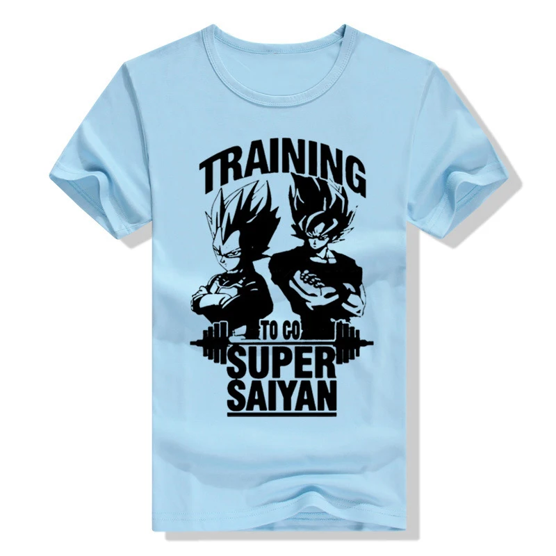 YANQIN 2018 Супер Saiyan Дизайнерская мужская футболка Dragon Ball Goku Z с принтом "Вегета"
