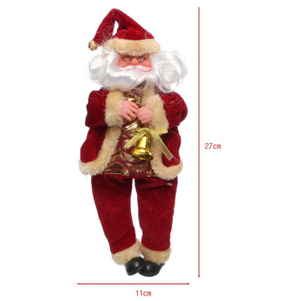 Сидячая кукла Санта Клауса рождественский подарок фланелевые игрушки