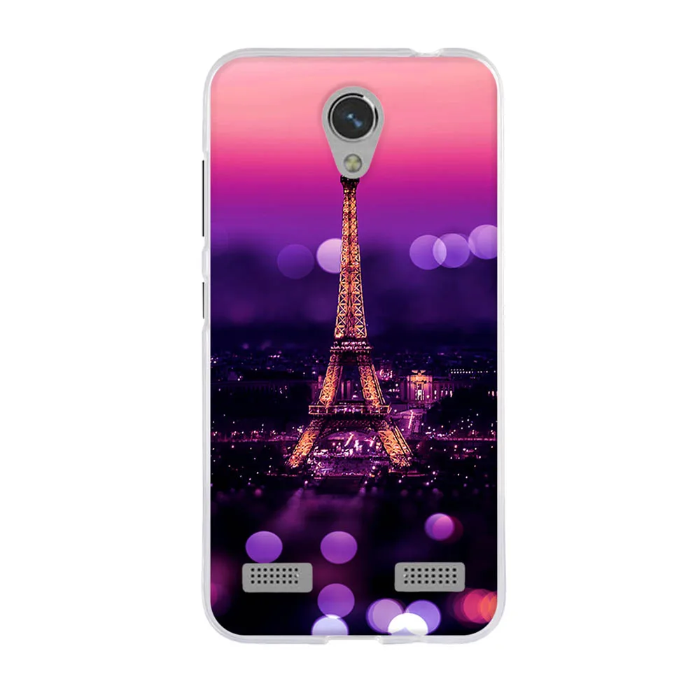 2 Задняя крышка для zte Blade A520, мягкий силиконовый чехол из ТПУ для zte Blade A520 A 520, защитный чехол с цветочным рисунком для zte A520, чехол - Цвет: 2