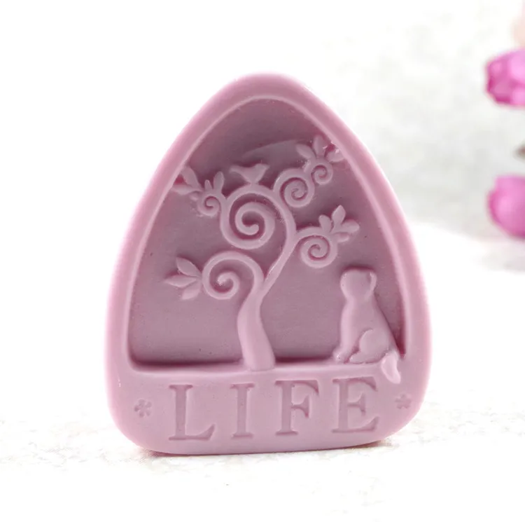 Фото Life форма дерева S482 ремесленное искусство, силиконовая 3D форма для мыла, ремесленные формы «сделай сам», формы для свечей ручной работы №1
