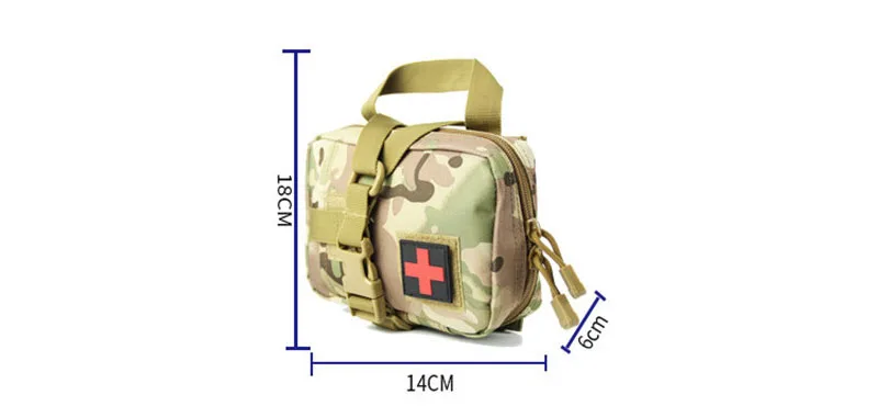 Домашний питомец, походная аптечка, тактическая медицинская сумка, MOLLE, аварийная пустая Военная медицинская сумка, Оксфорд, нейлон, камуфляж