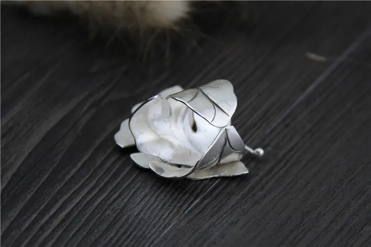 high quality Bohemian retro Genuine 925 Sterling silver Wedding Leaves Butterfly shape Design Thai Rings For Women lovers gift | Украшения
