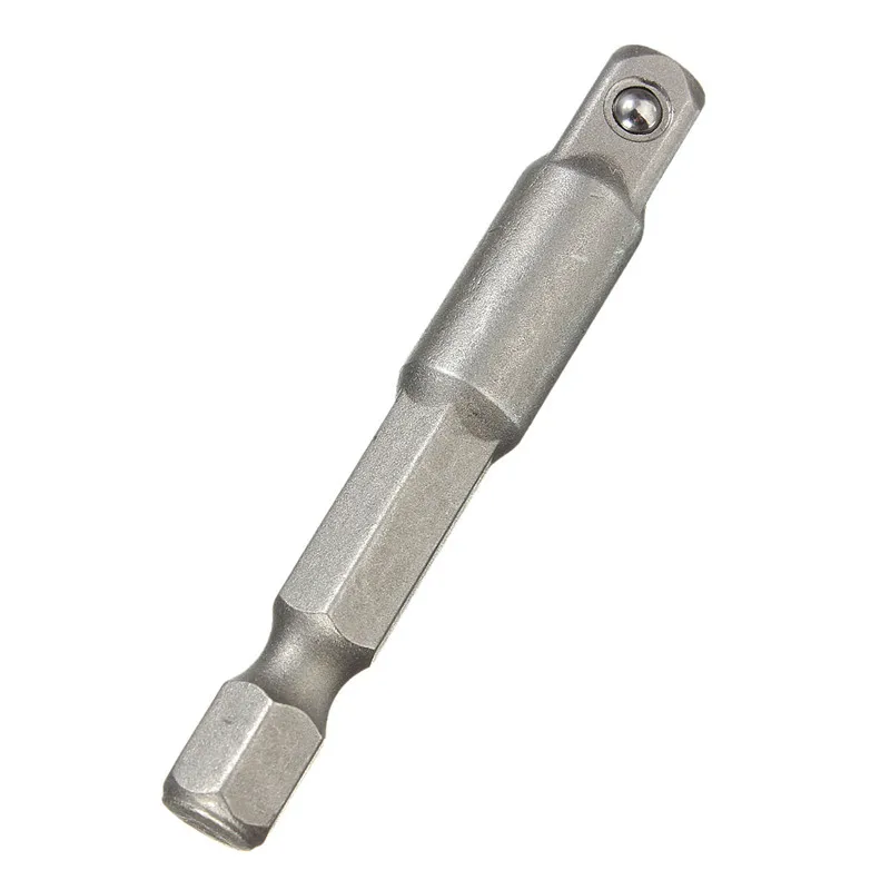 3pcs Chrome Vanadium Steel Socket Adapter Set Hex Shank to 1/4&quot 3/8&quot 1/2&quot Extension Drill Bits Bar Bit Best Promotion |