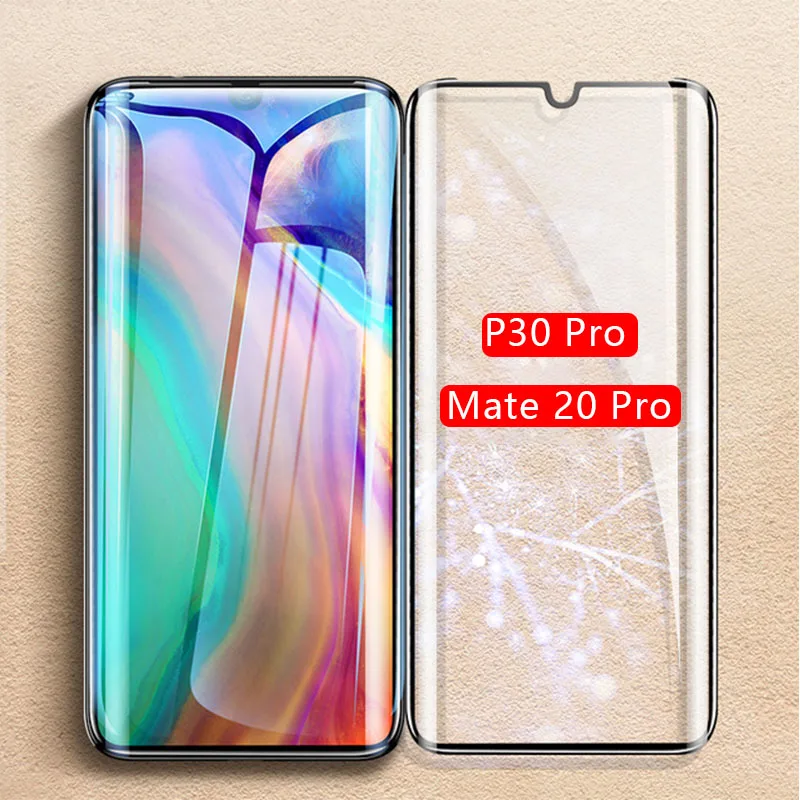 Чехол из закаленного стекла для телефона huawei p30 pro Защитная пленка экрана на huawey