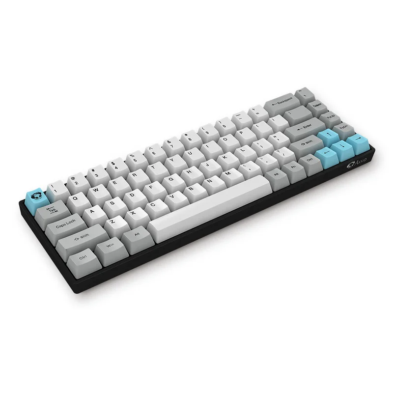 Игровая клавиатура AKKO, бесшумная, Bluetooth, проводная, Двухрежимная, PBT Keycap, вишневый переключатель, механическая клавиатура для ПК, ноутбука, рабочего стола