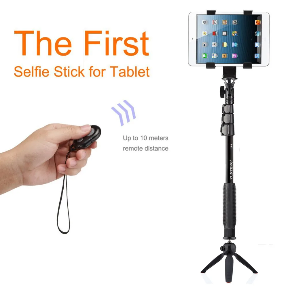 YUNTENG селфи штатив держатель для телефона и ПК Bluetooth пульт дистанционного спуска