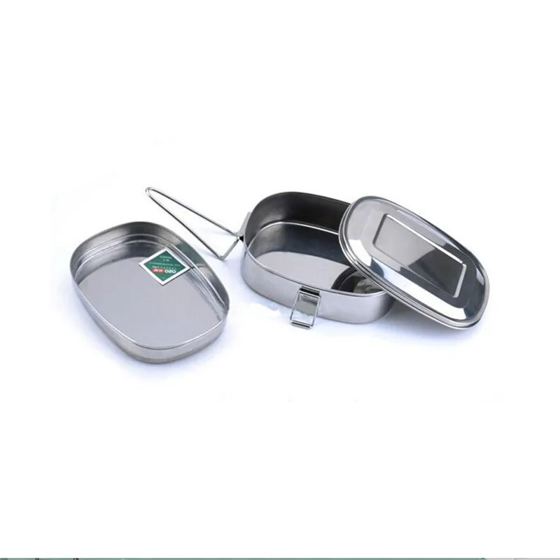 Нержавеющая сталь бенто ланч бокс контейнер для еды коробка портативный