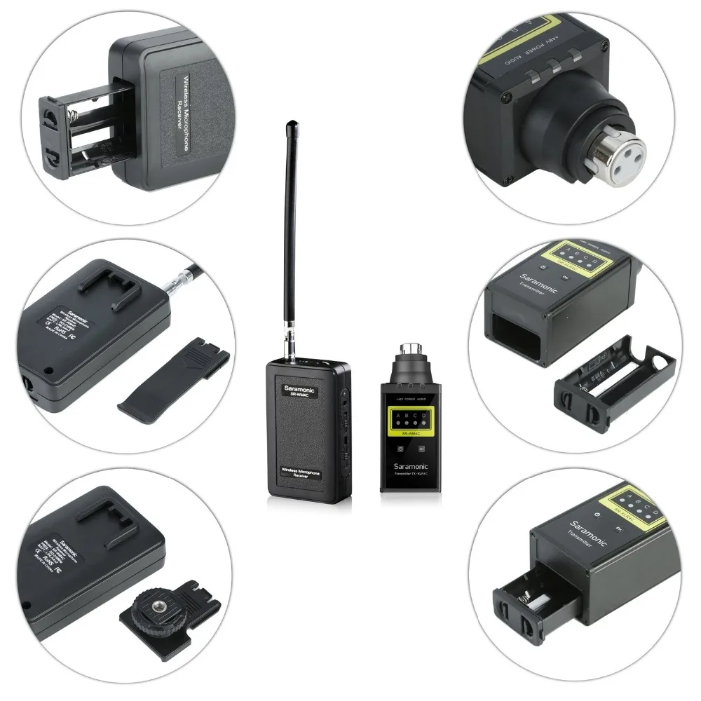 Saramonic WM4CB Профессиональный портативный VHF беспроводной передатчик и приемник для