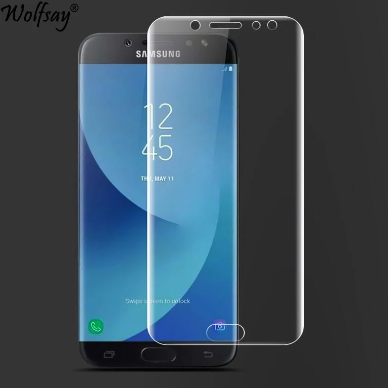 Мягкий ТПУ полное покрытие нано пленка фольга для Samsung Galaxy J5 2017 Защитная экрана