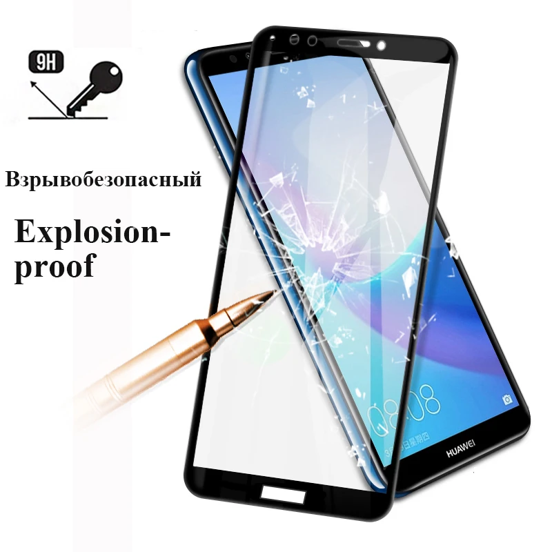 Защитное стекло для huawei Y6 Prime Y 3 5 6 7 9 Lite Pro Y3 Y5 Y7 Y9 Armor Verre защитный экран 9H