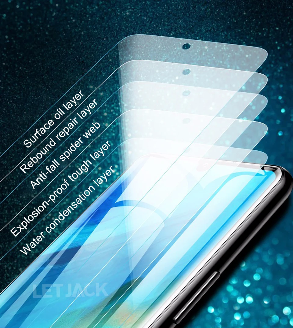 15D полностью Защитная мягкая Гидрогелевая пленка для huawei P30 Pro Lite Nova 3 3i 3e 4 4e крышка Honor V20 9i 8C 8X Max защита экрана