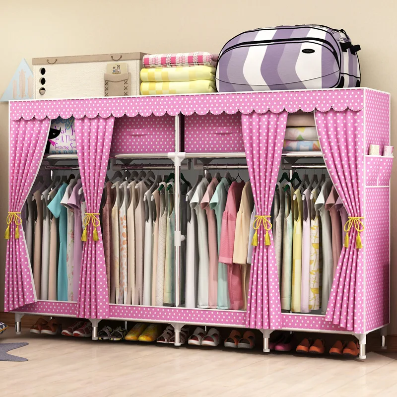 Портативный гардероб для двух человек складной молния легко устанавливается