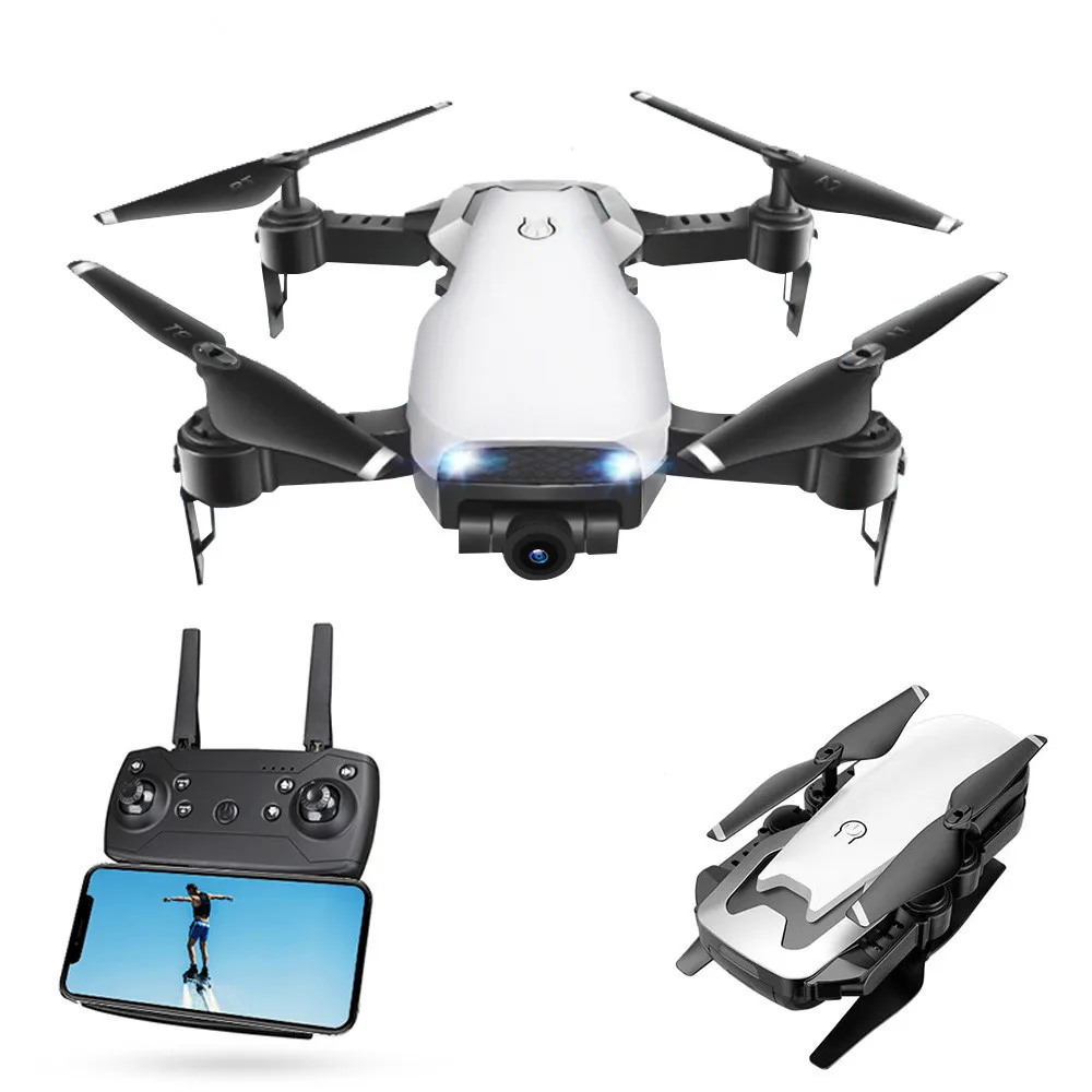 Дрон FPV складной с камерой HD широкоугольный видео Wi Fi Радиоуправляемый мини