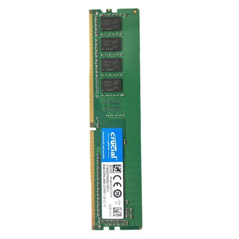 Оперативная память Crucial 8 ГБ 4 16 ОЗУ ddr4 2133 МГц 2400 2666 288 Pin для настольного
