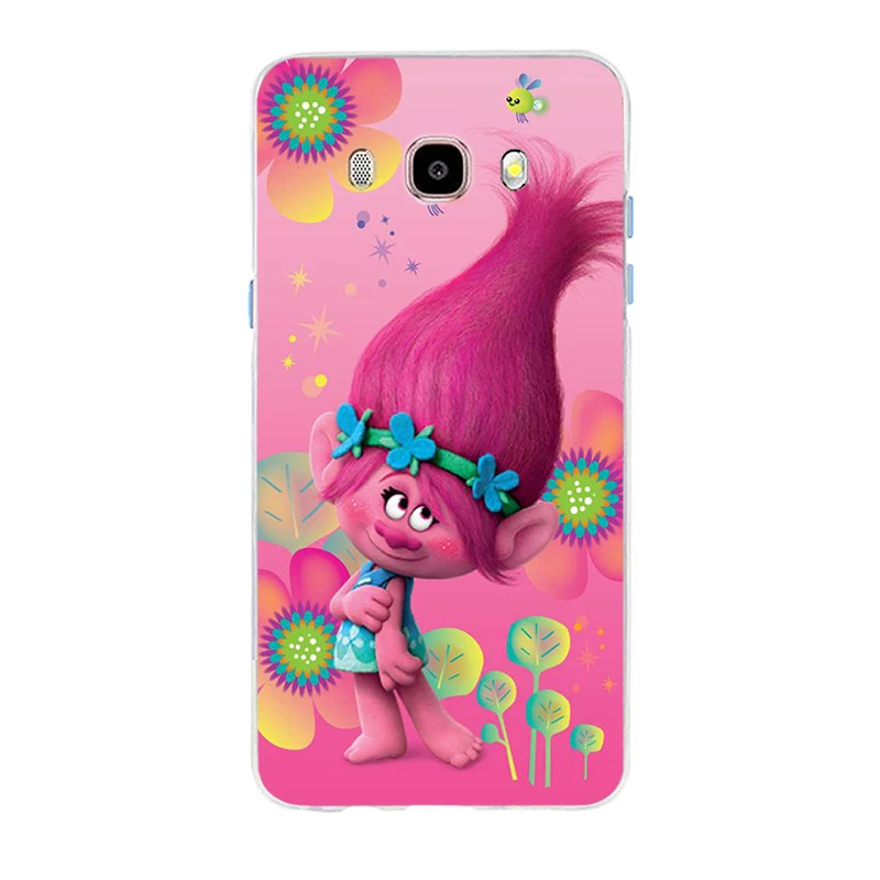 Likable Trolls Poppy летний розовый ТПУ 2018 чехол для телефона Samsung Galaxy S6 S6edge S6Plus A7 S7edge S8 S9 A5 J5