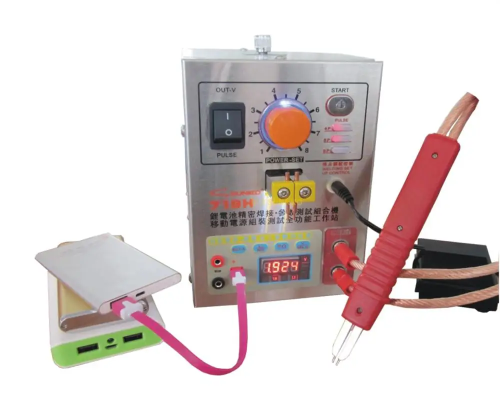 SUNKKO 719H BANK Battery Assembly precision 18650 battery spot welder digital tester Multifunctional work station 220V | Инструменты