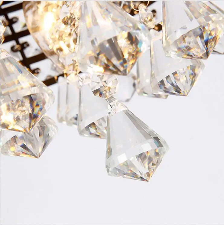 Американская деревня хрустальная люстра креативная гостиная спальня Ресторан