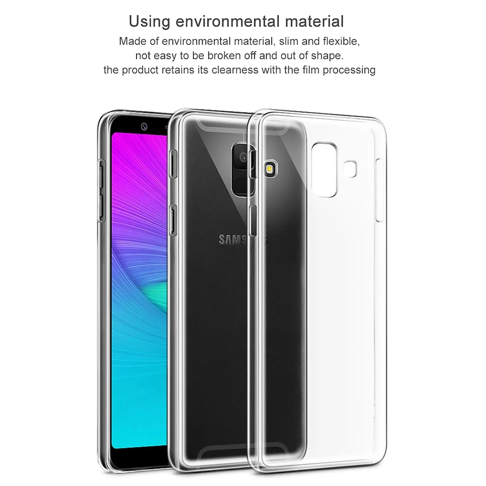 Для samsung Galaxy M10 M20 M30 A6 A7 A8 плюс 2018 S8 S9 J3 J7 J8 чехол мягкий ясно силиконовые задняя