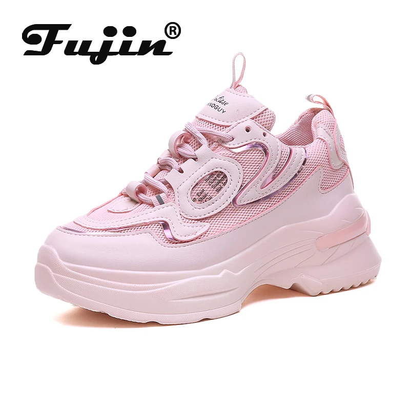 Fujin/осенние женские повседневные кроссовки Женская Вулканизированная обувь