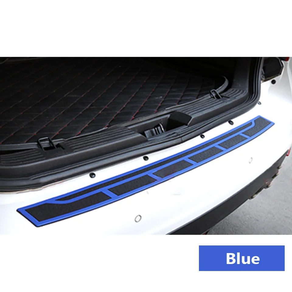 blue NWIEV 1x наклейки для автомобиля для peugeot 307 206 407 Citroen C4 C5 Honda Civic Accord CRV Lada аксессуары для заднего бампера багажника - Название цвета: blue