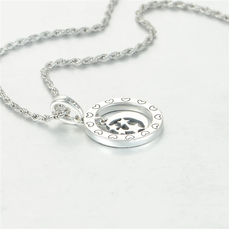 Кулоны для ожерелья из серебра 925 пробы с надписью i love you to the moon and back|925 sterling silver