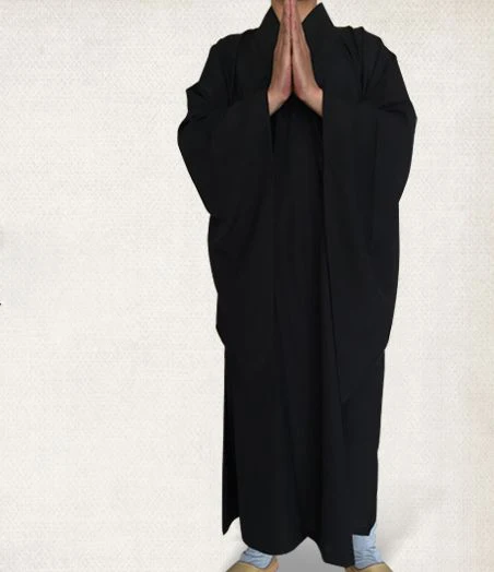 Буддистская одежда монахов халат для медитации HaiQing Shaolin abbot костюм кунг-фу 3 цвета