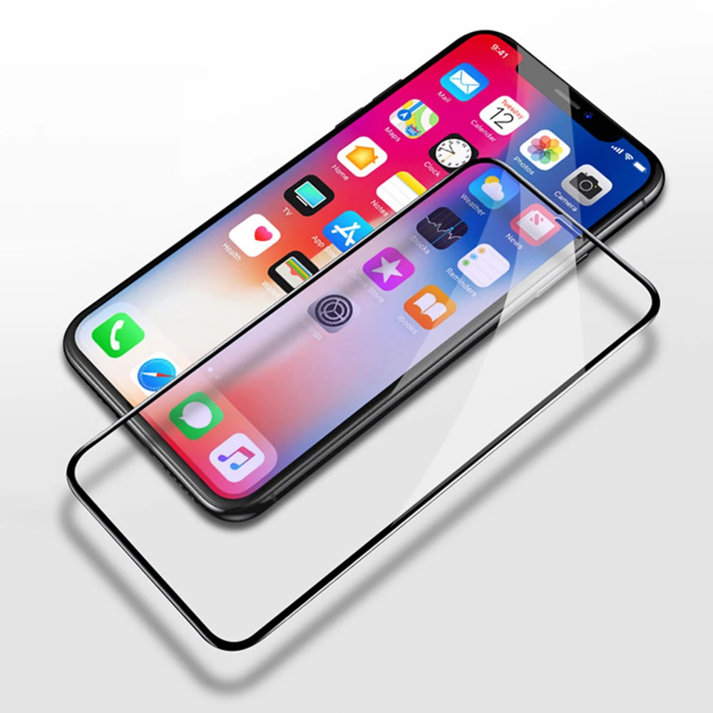 Eqvvol 3D полное покрытие шелковое закаленное стекло для Huawei Honor 9 10 Lite 8X Mate 20 Защита
