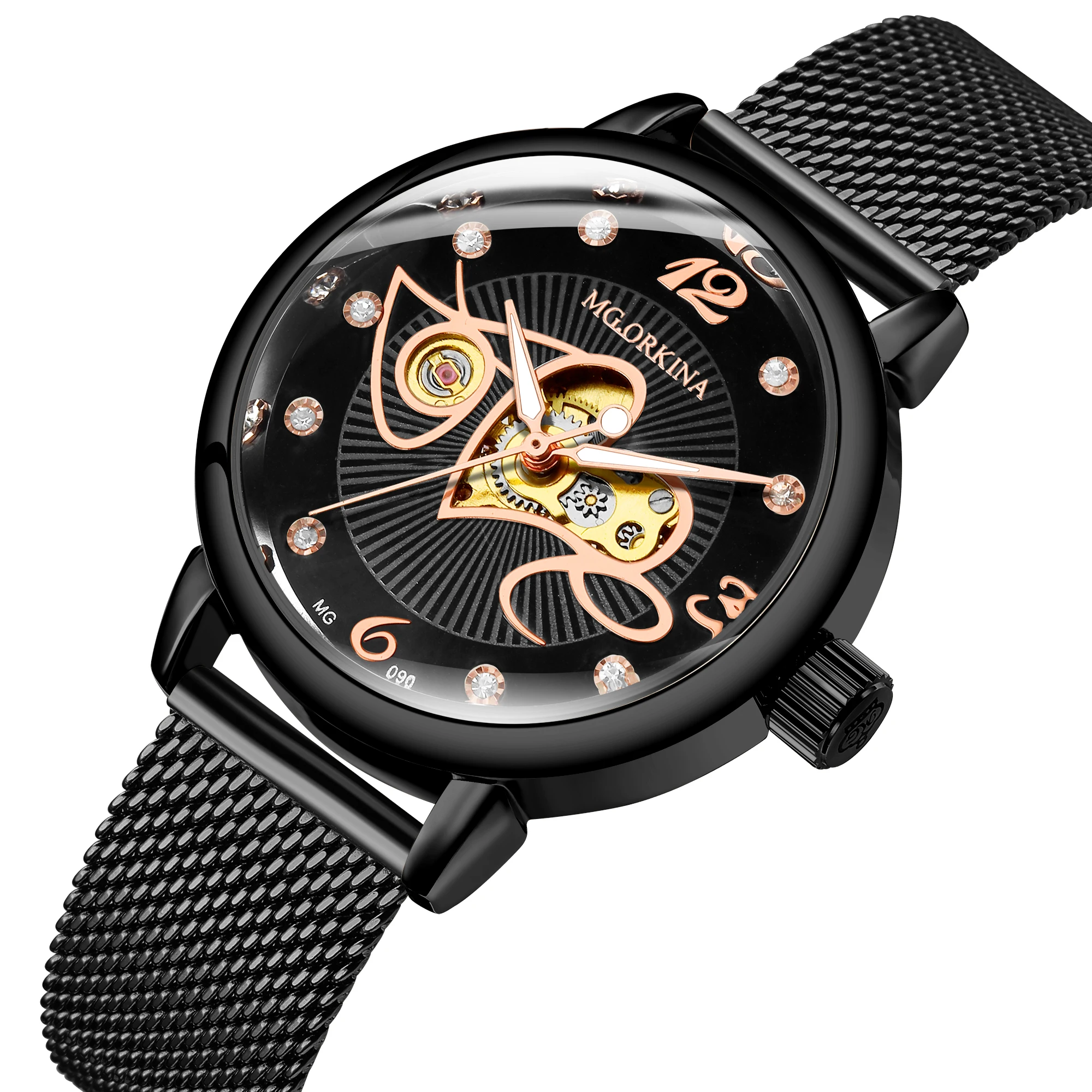 Часы Reloj Mujer 2020 женские топ бренд Montre Femme роскошные механические часы