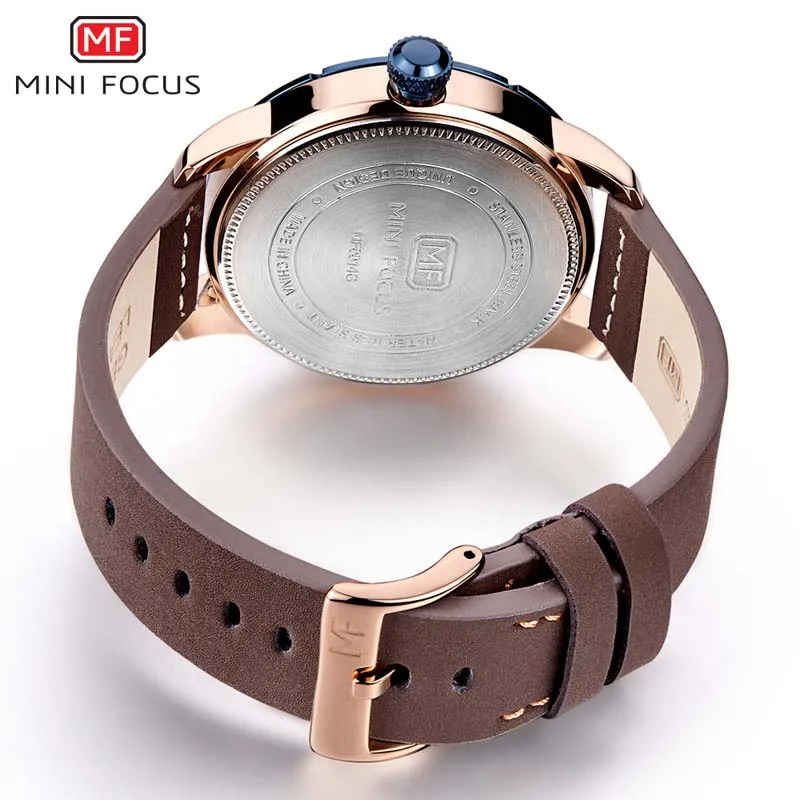 

Top Luxury Brand MINI FOCUS Men Sports Watches Men's Quartz Date Clock Man Leather Army Military Wrist Watch Relogio Masculino