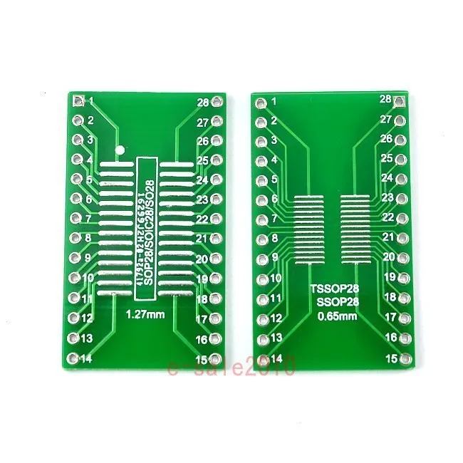 10 шт. SO28 SOP28 SSOP28 TSSOP28 SOIC28 к DIP28 адаптер конвертер PCB плата | Компьютеры и офис