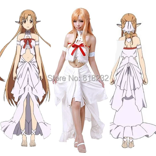 Маскарадный костюм из игры Сан меч|cosplay costume|asuna cosplay costumeasuna costume |
