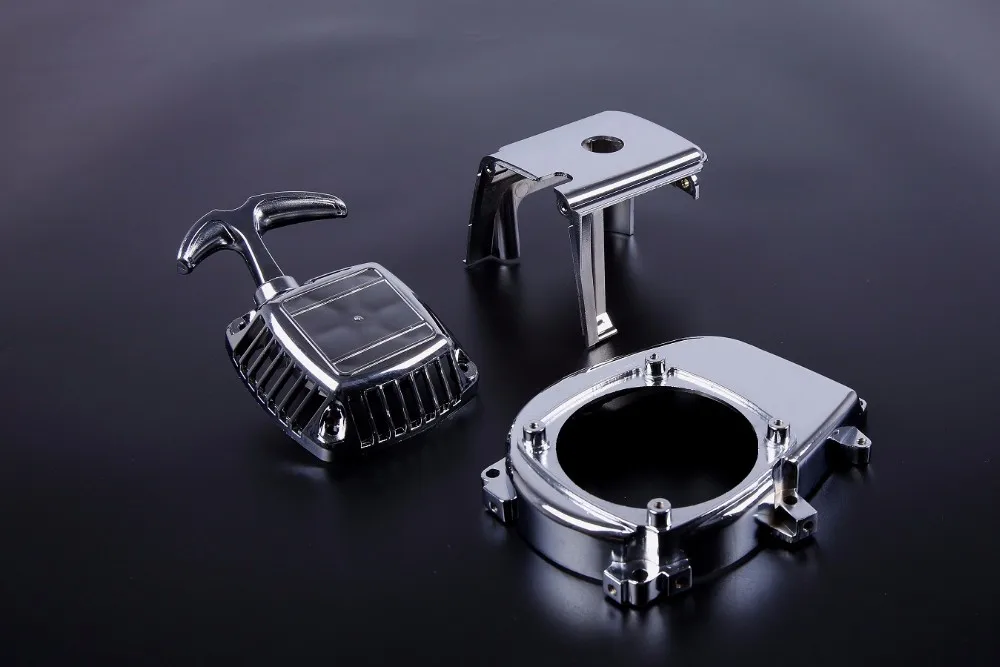 Крышка вентилятора двигателя 1/5 весы Baja 5B 5T 5SC 32cc chrome 85285|Багги на радиоуправлении|