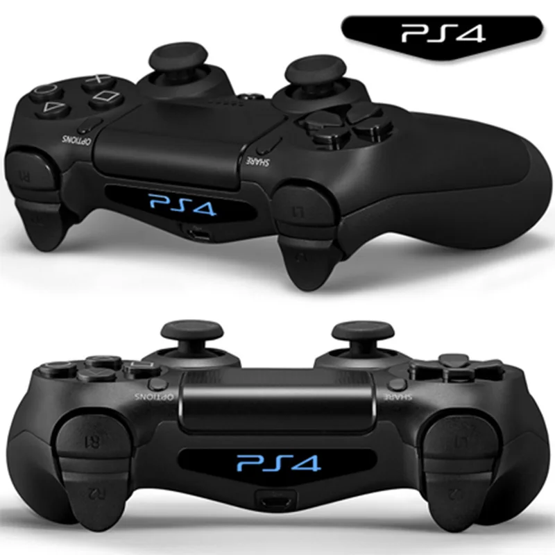 5 2 шт. для Dualshock 4 PS4 Pro тонкий контрольный Лер светодиодный светильник наклейка для бара наклейка крышка для playstation 4 контрольная игра скины - Цвет: 5