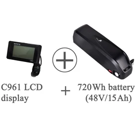 C961 48v 15ah ЕС NZ CA нет налога! 48V 750W Bafang BBS02B середине приводной двигатель комплект для переоборудования электрического велосипеда с 13Ah/15Ah Электрический велосипед Батарея - Цвет: C961 48v 15ah