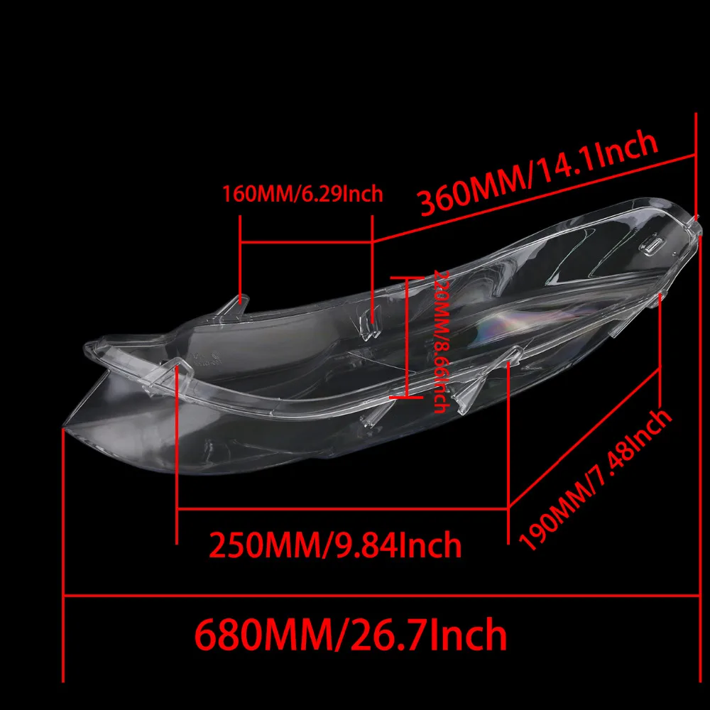 Для BMW X6 X5M фар Крышка Замена передней фары линзы для E71 2008-2014 Автомобильные