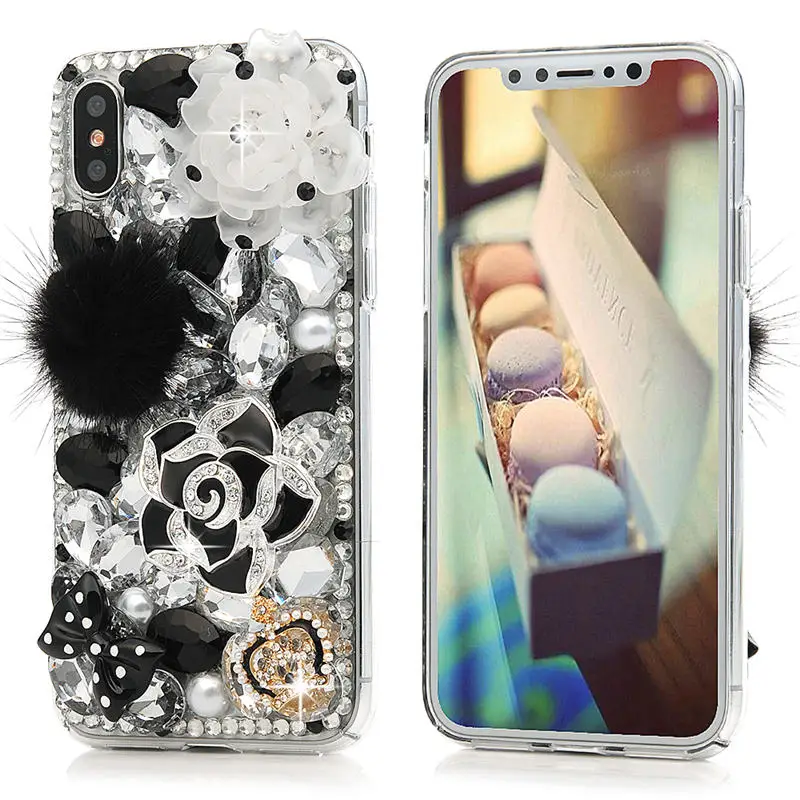 YOKIRIN Стразы чехол для iPhone X ручной работы роскошный 3D Русалка Блеск Кристалл Алмаз