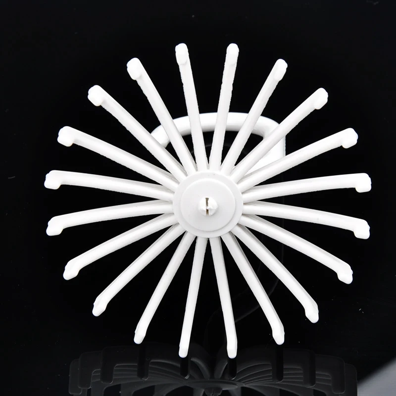 Portable White Rotating Tie Scarfs Rack Adjustable Hanger Holders 20 Neck Ties Hooks Organizer Hang Tool Free Ship JJ0306W-60 | Дом и сад