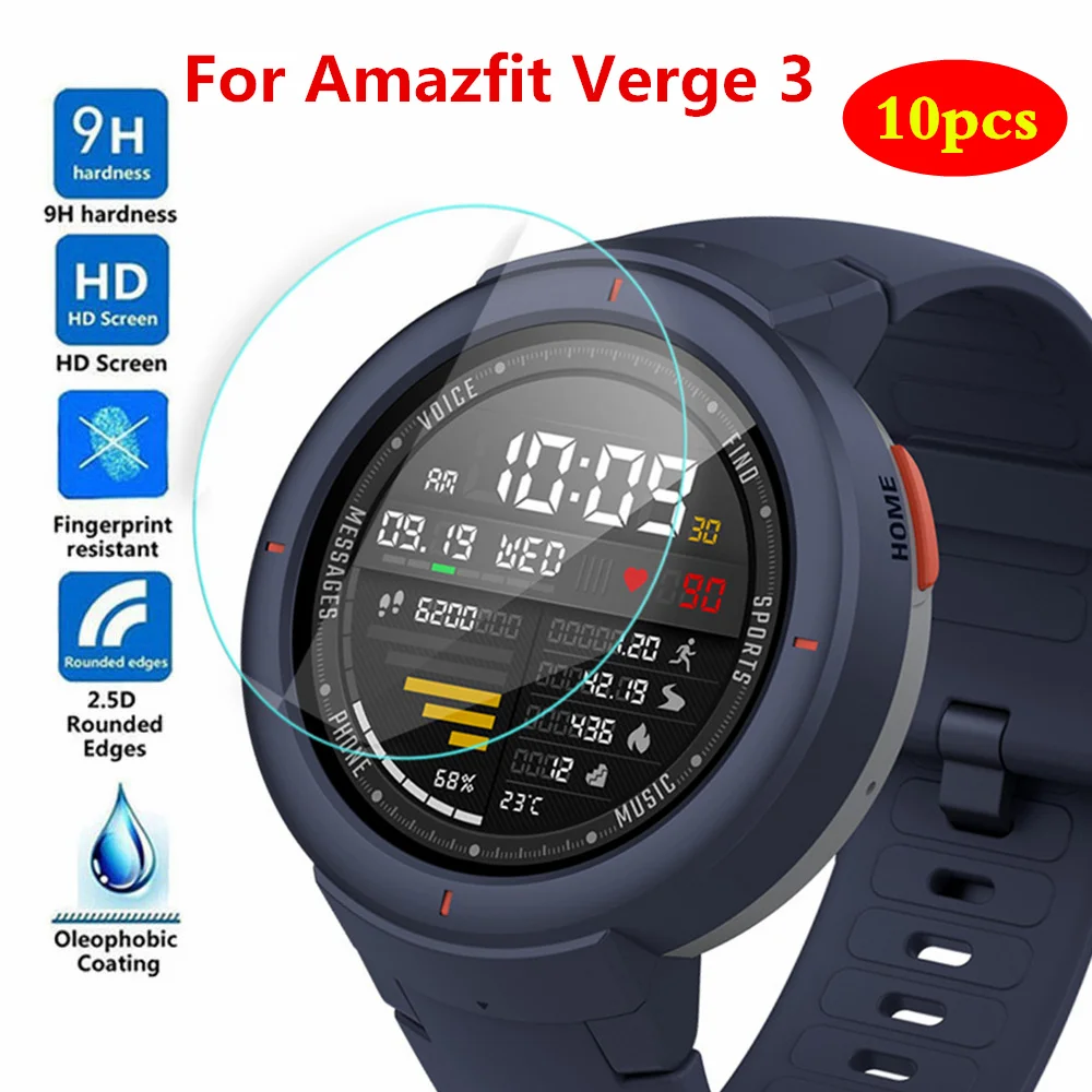 10 шт. для Xiaomi Huamei Amazfit Verge 3 мягкая защитная пленка из ТПУ HD экрана не Закаленное