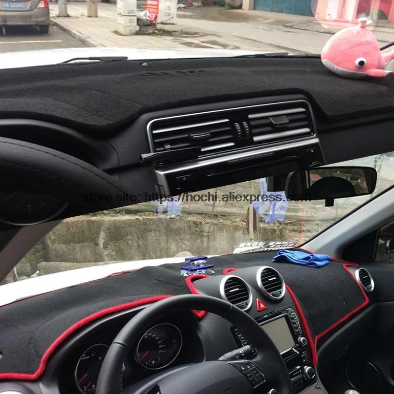 Двухслойный коврик для приборной панели Great wall haval H6 купе из силикагеля