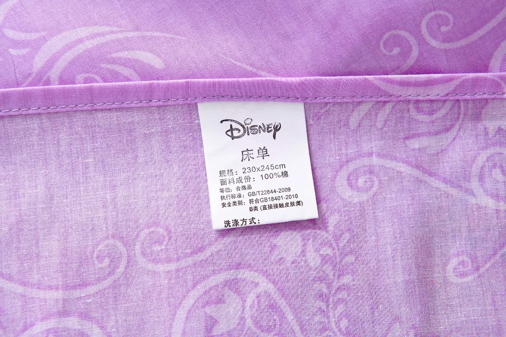 Комплект постельного белья с 3D принтом розовый Disney мультфильм Холодное сердце