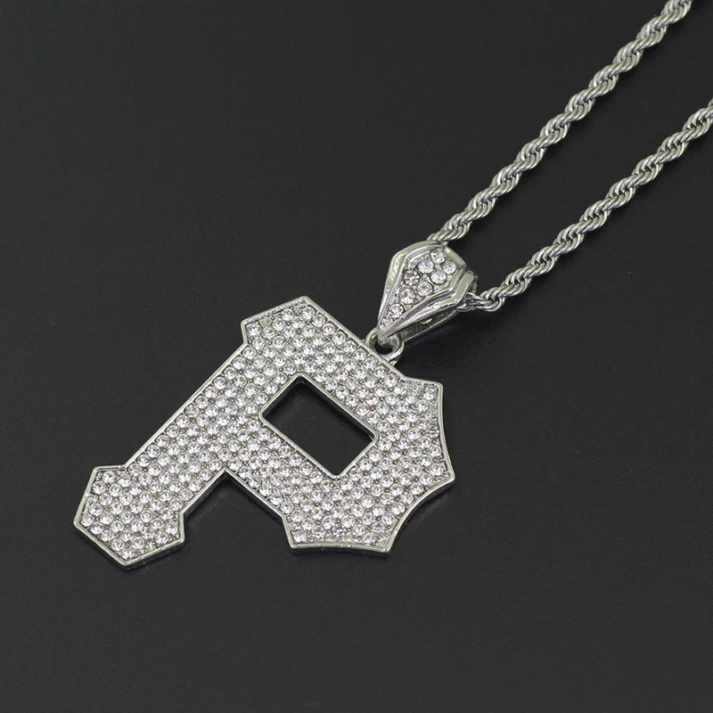 Новинка мужские хип хоп сверкающие часы со льдом и кулон с буквами подарочный