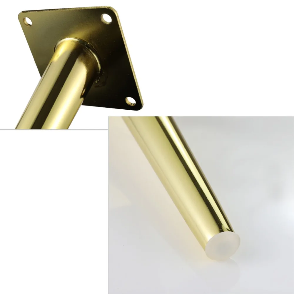 (Упаковка из 4 шт.) мебельные ножки железные для шкафа стола дивана стула золотые H