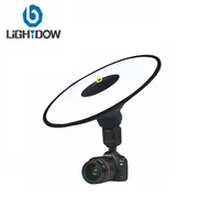 45cm collapsible beauty dish flash diffuser for speedlite studio portrait catchlights lightweight photographic equipments