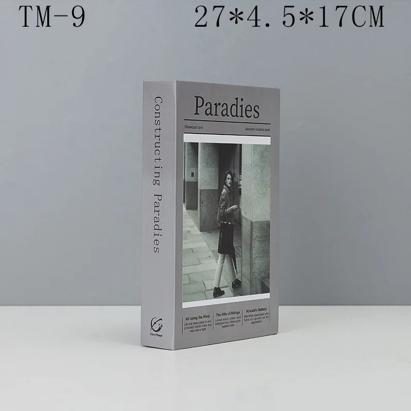 6 Моделирование рабочего стола оригами украшения для книг креативные Изысканные домашние фигурки гостиная винный шкаф книжная полка Орнамент Ремесло - Цвет: 6