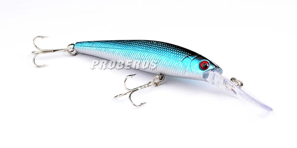 8pc Top Quality Fishing Lures 8 color Minnow fishing bait 5&quot-12.7cm/14.22g-0.51oz tackle DW1089 | Спорт и развлечения