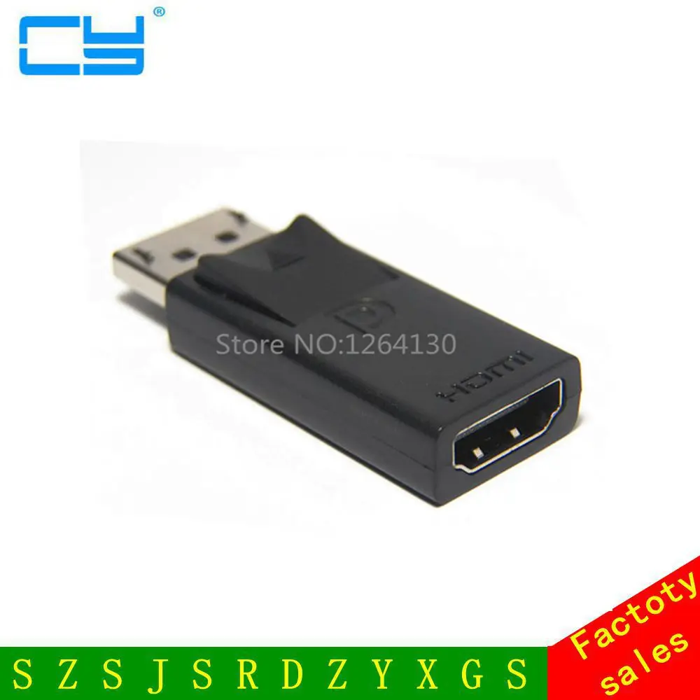 

DisplayPort DP штекер-гнездо HDTV адаптер конвертер для HDTV ПК