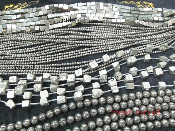 Ассортимент подлинный необработанный пиритовый куб железная золотая коробка