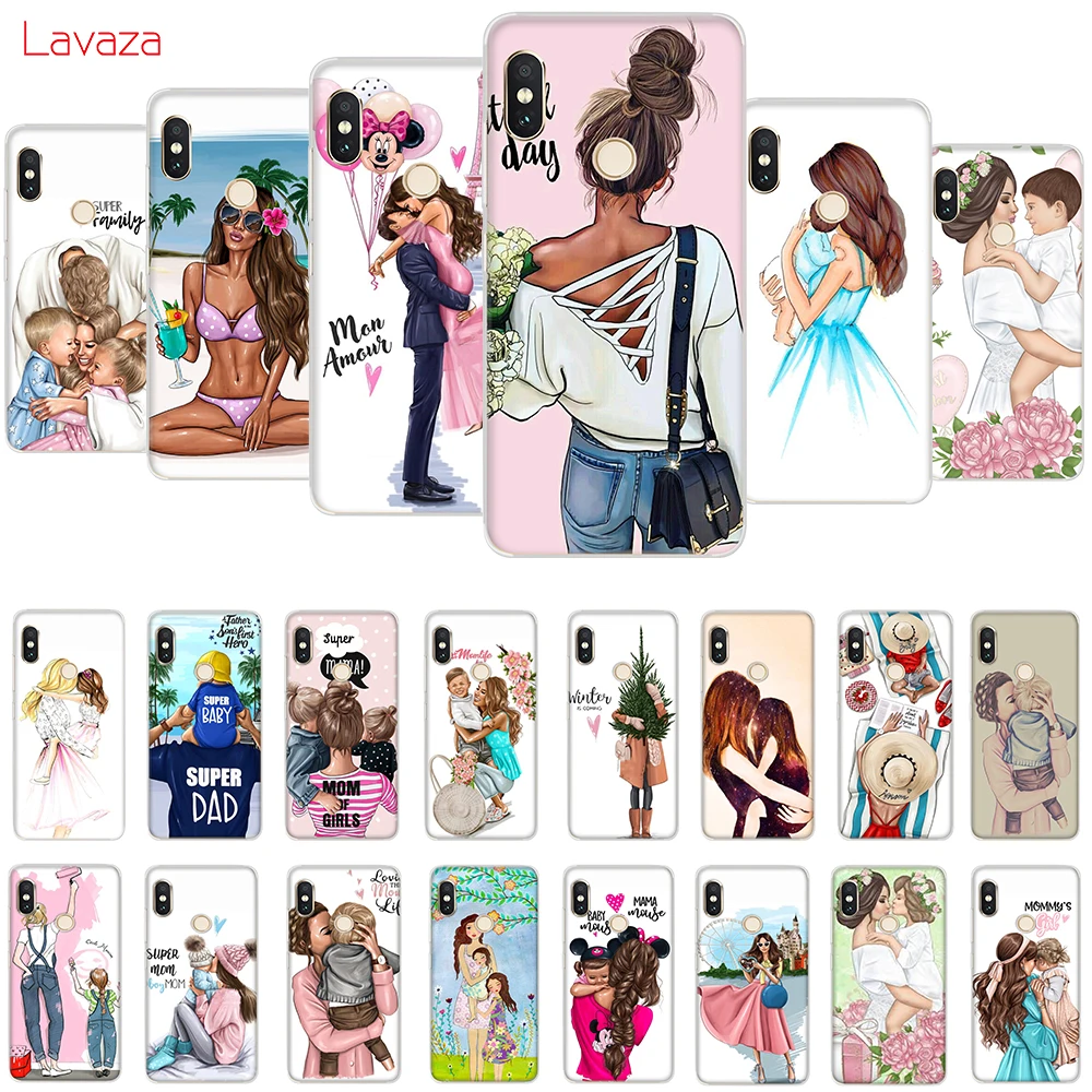 Твердый чехол для телефона Lavaza черный коричневый мамы дочки королевы Huawei P30 Pro Lite